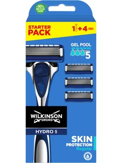 Hydro5 Skin Protection Станок для бритья с 4 кассетами Wilkinson Sword 41149186 купить за 1 274 ₽ в интернет-магазине Wildberries